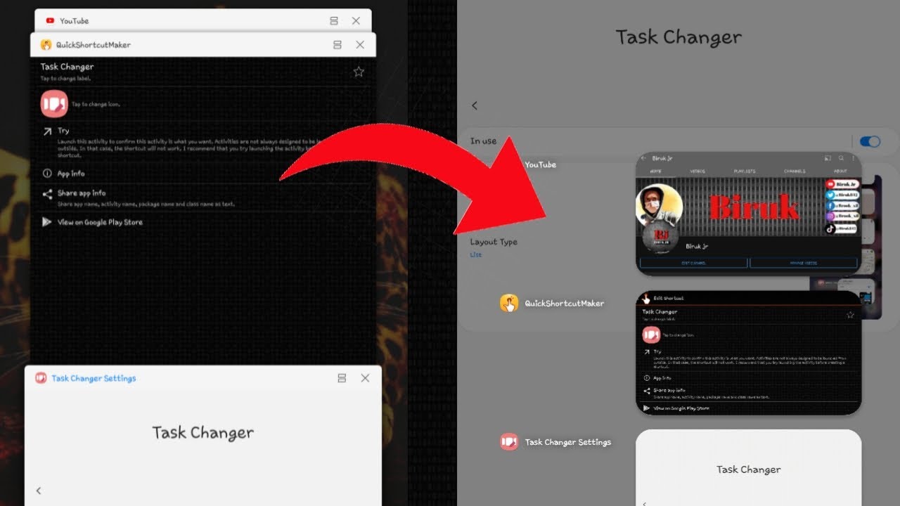 how to change recent apps style android
