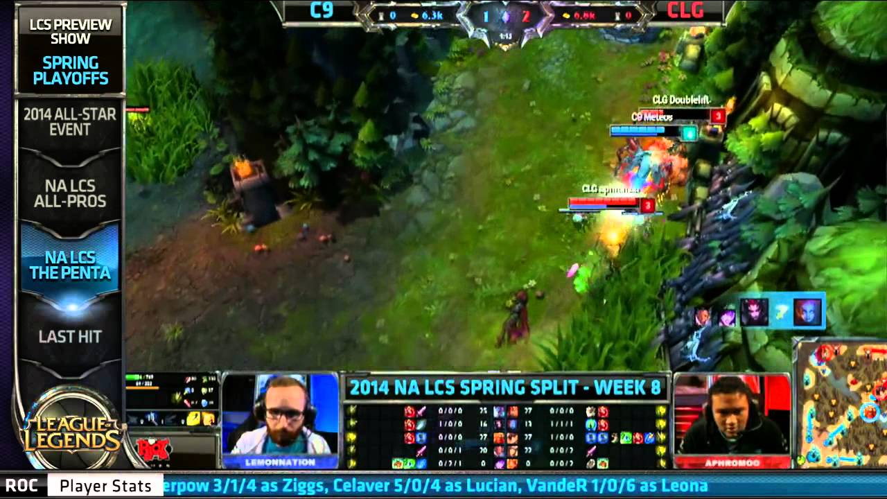 Top 5 #LCSBIGPLAYS of S4 NA LCS Spring split 2014! Best plays of the split!