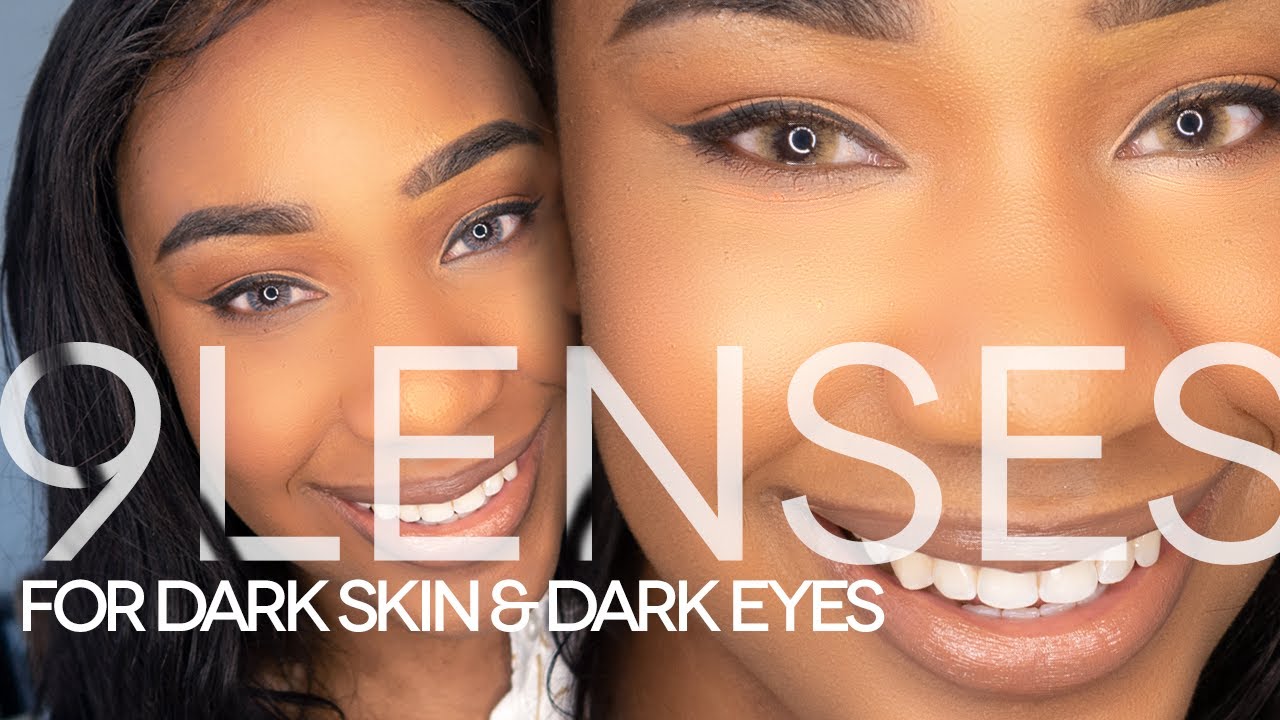 Best Colored Contact Lenses for Dark Brown Eyes & Dark Skin ft. Olens Korea