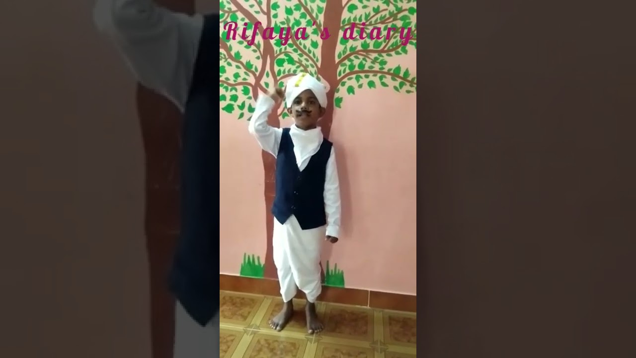 Fancy dress competition # Bharathiar # Tamil # poem # with Raja