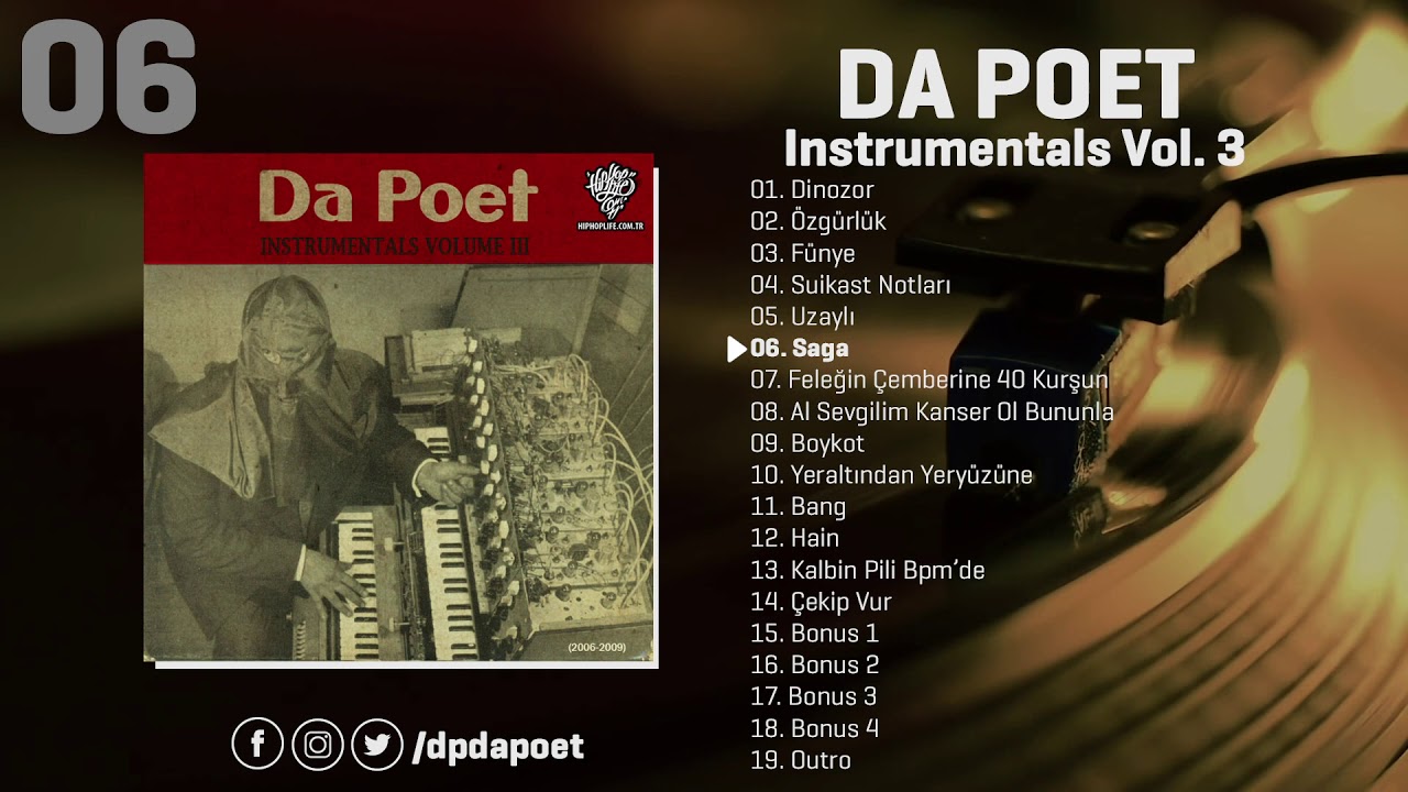 Da Poet - Saga | Instrumentals Vol. 3 (Official Audio)