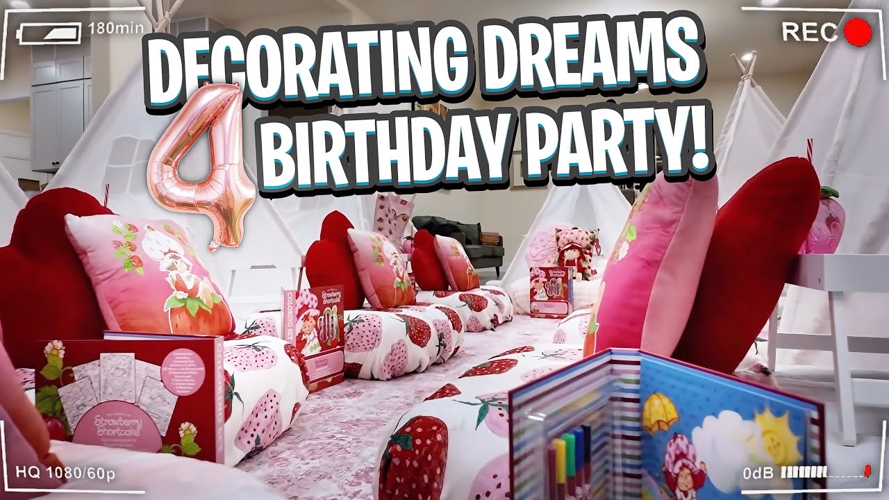 LETS DECORATE FOR DREAMS 4TH BIRTHDAY PARTY!! **HOW DID I DO**??