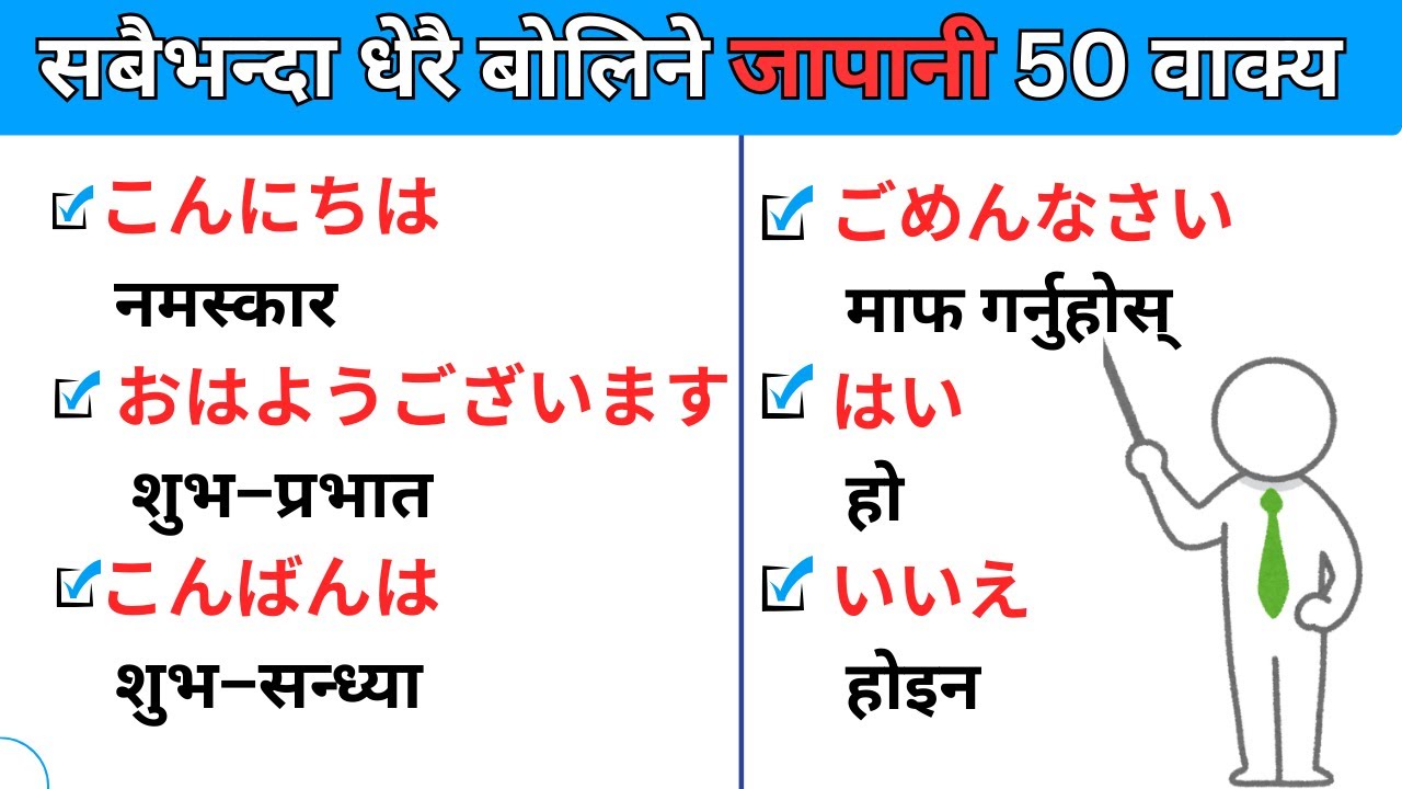 जापानी लेख्न बोल्न सजिलैसँग सिकौँ।, जापानी सिक्ने तरिका, जापानी बोल्ने तरिका,  Japanese language