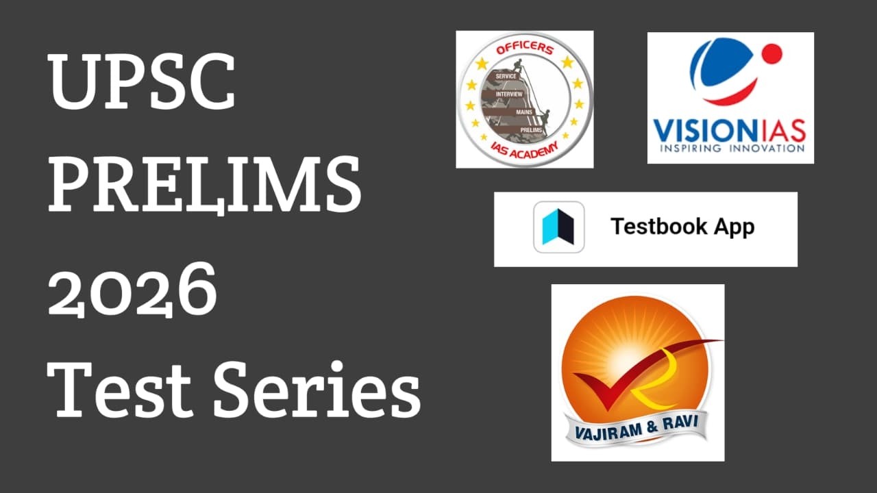 Test Series for UPSC CSE Prelims 2026