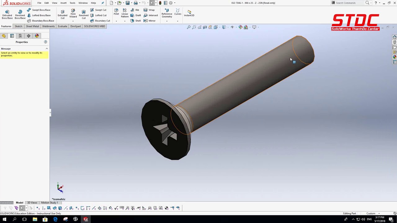 Tạo và các cách làm việc với thư viện riêng trên Solidworks | ĐÀO TẠO SOLIDWORKS
