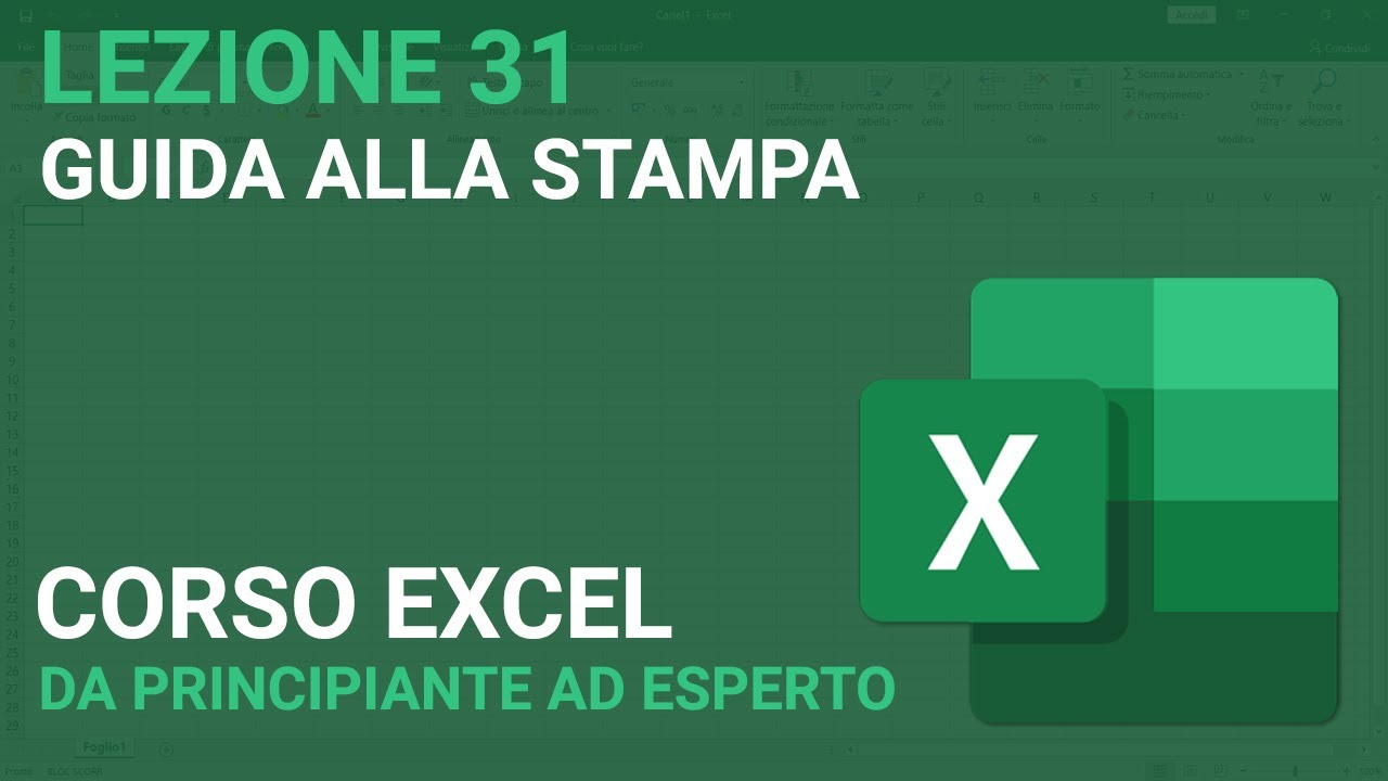 Stampa - EXCEL TUTORIAL ITALIANO 31
