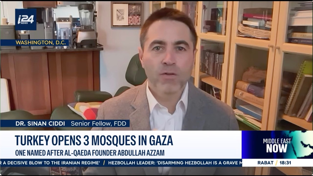 Sinan Ciddi on Turkey opening three mosques in Gaza – i24 News