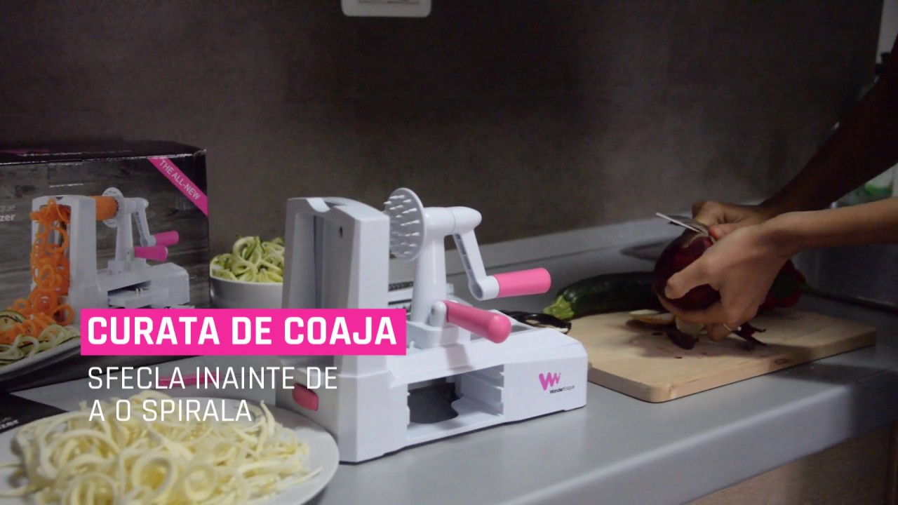 Feliatorul de legume WonderEsque Vegetable Spiralizer