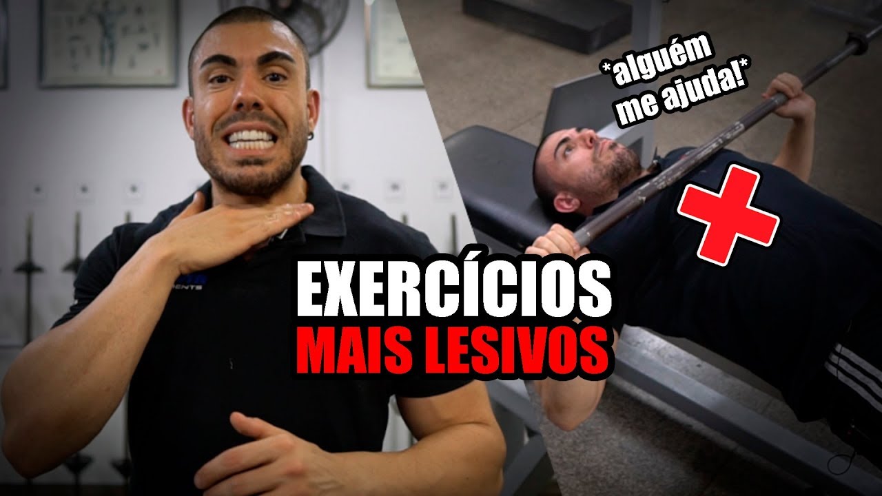 Top 9 exercicios de musculação mais lesivos