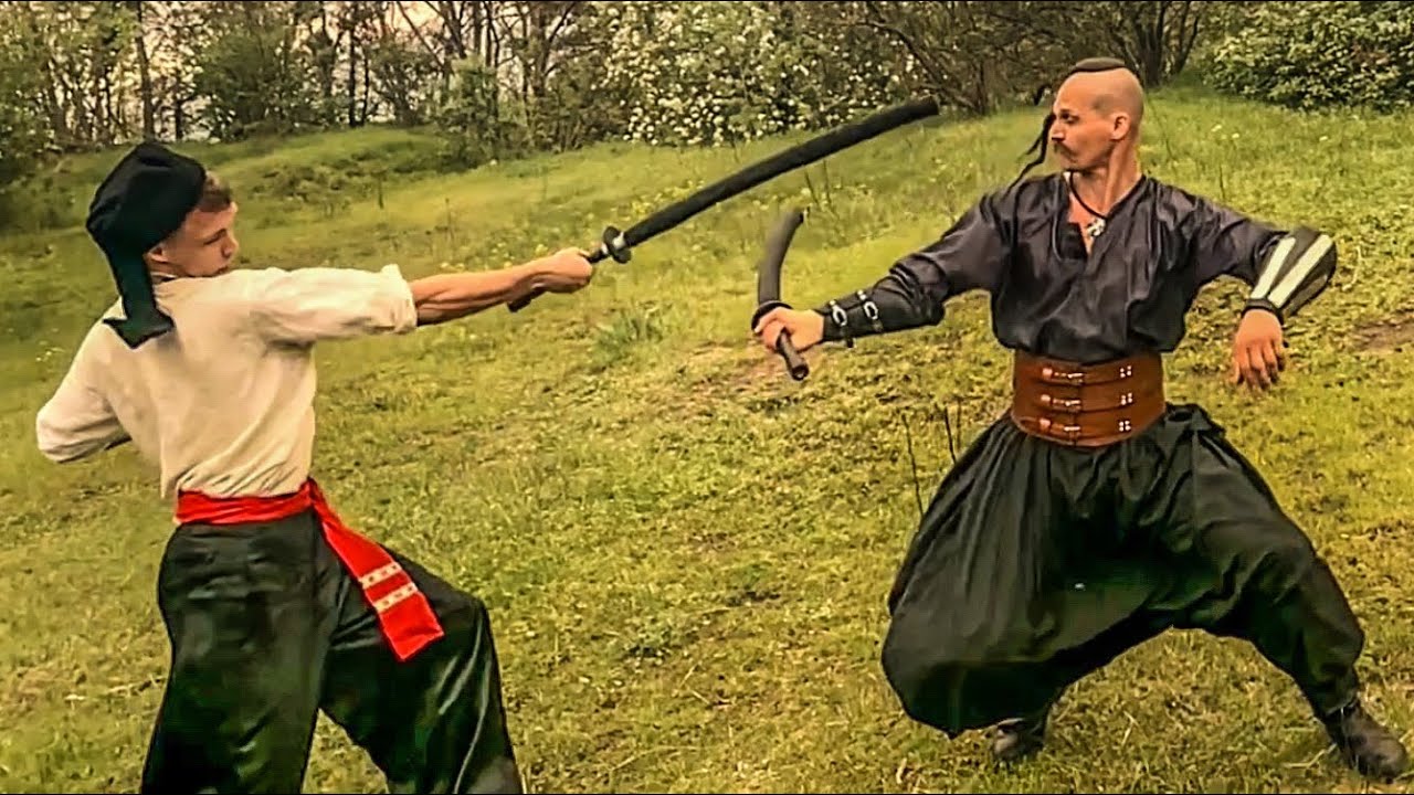 Tesak vs Paliy - Cossack Sword Fighting Sparring (HEMA) / Козацкий Тренировочный Бой