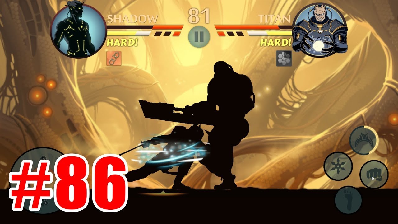 Cùng chơi Shadow Fight 2 : Đối mặt bạo chúa TITAN - Khỏe vãi đái