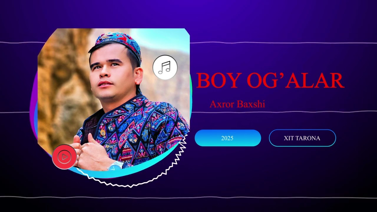 Axror Baxshi - Boy og'alar | Ахрор Бахши - Бой оғалар
