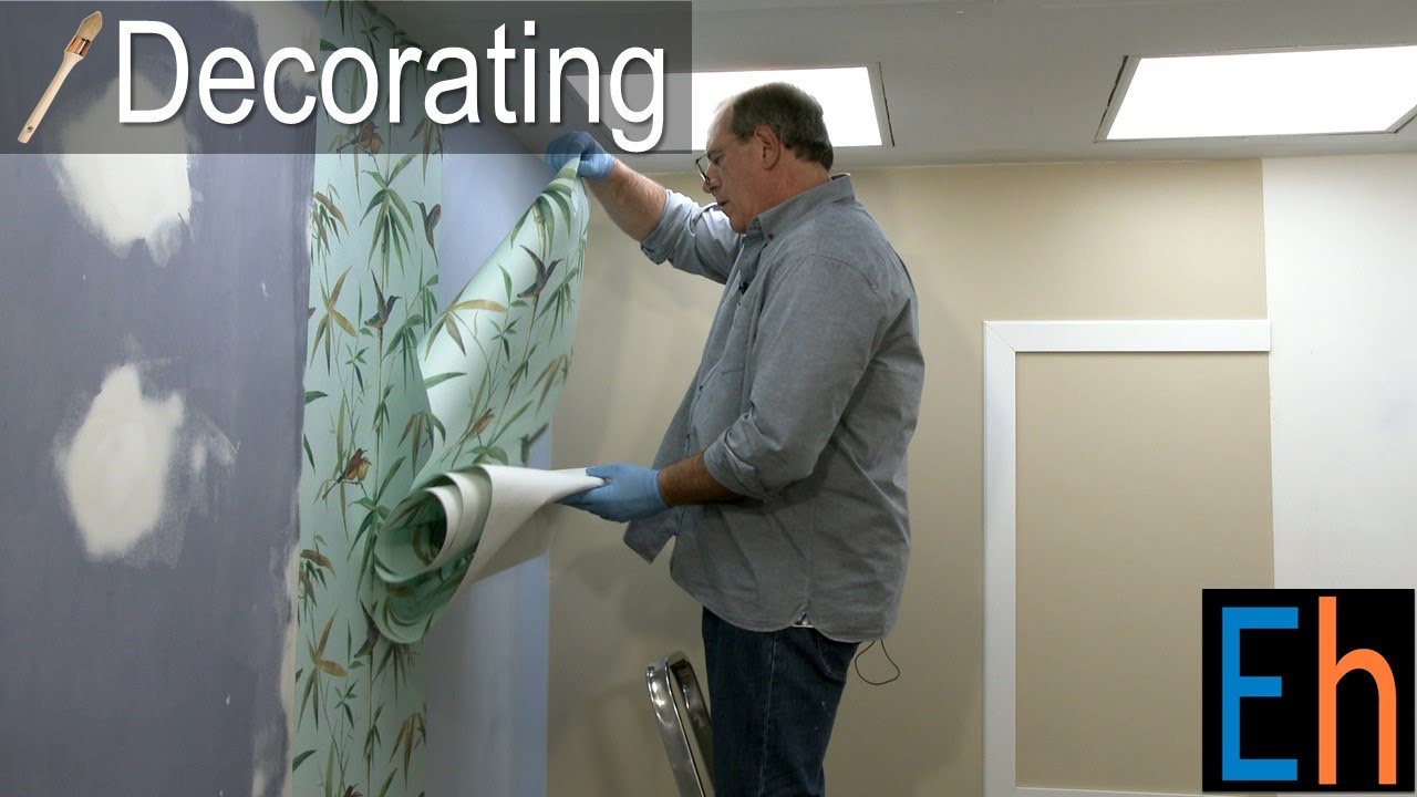 How to install wallpaper / paste the wall technique (European Handypeople)