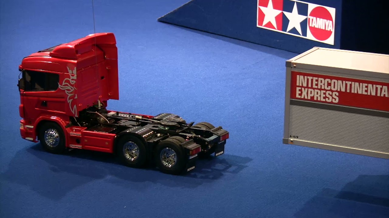 タミヤ RC スカニア Scania R620 ハイライン デモ走行 2009