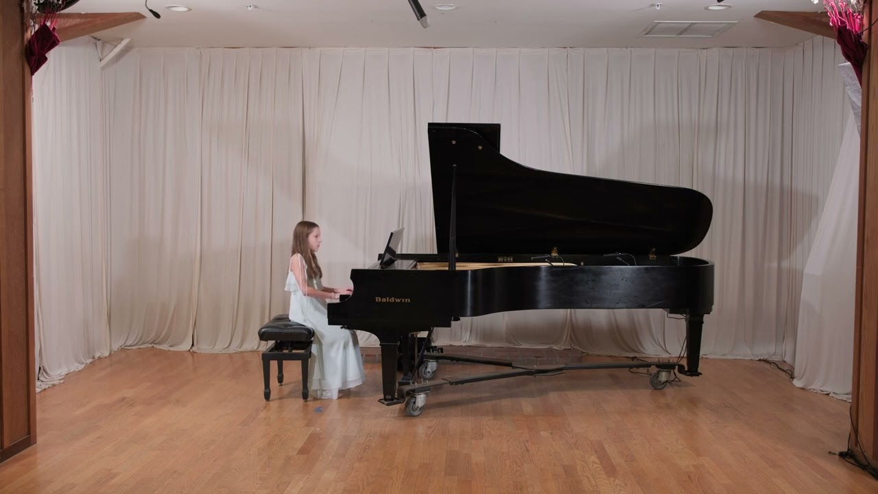 Zoya Weitz Performs “Sonatina No  3 in G Major” 3rd Movement — J  S  Bastien