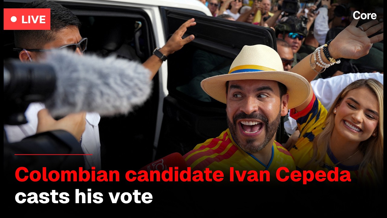 🔴 LIVE: Colombian Presidential Candidate Ivan Cepeda Casts His Vote | Election Day Coverage | AC115