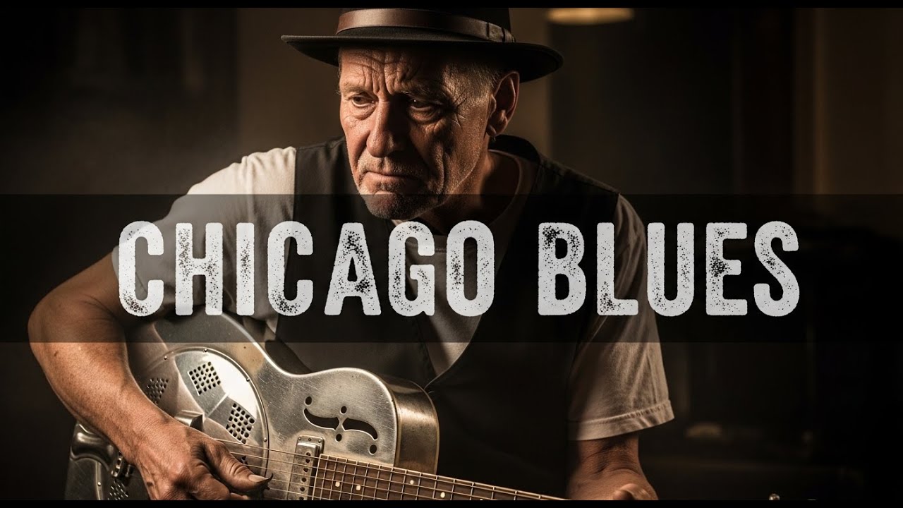 Chicago Blues – Deep Slow Blues Guitar for Dark After Hours Mood