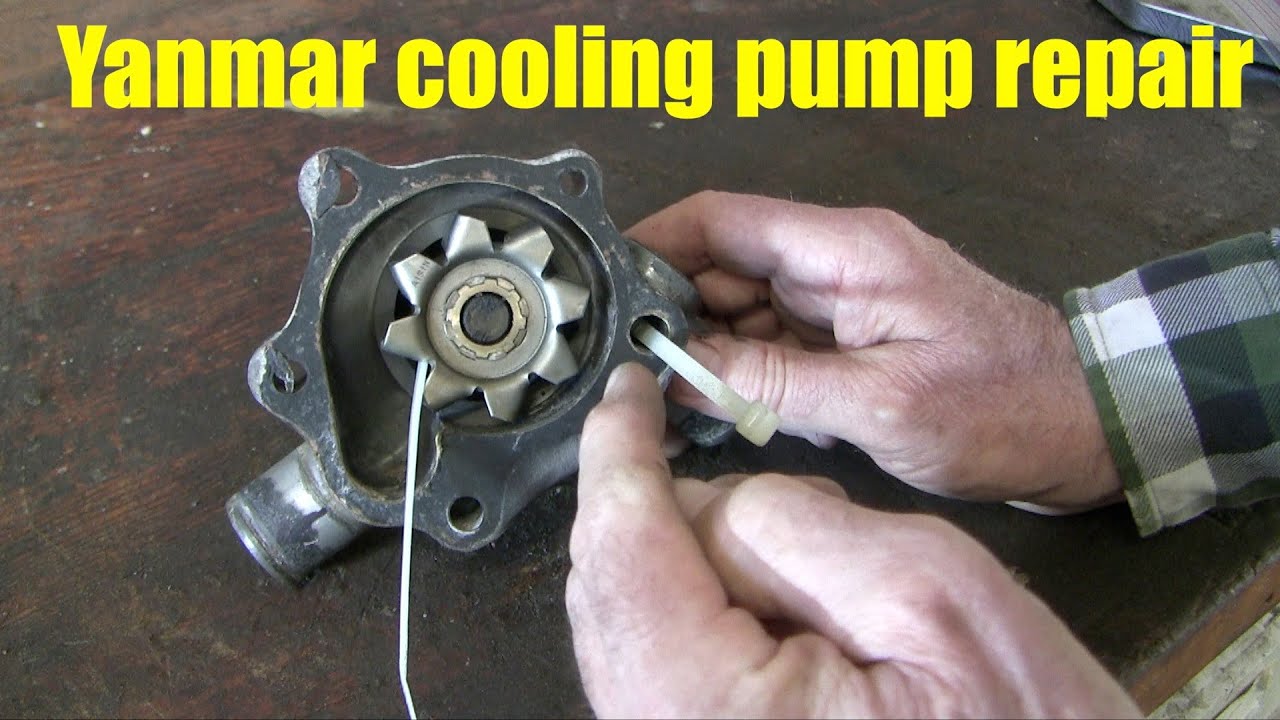 How to replace a marine diesel fresh water pump