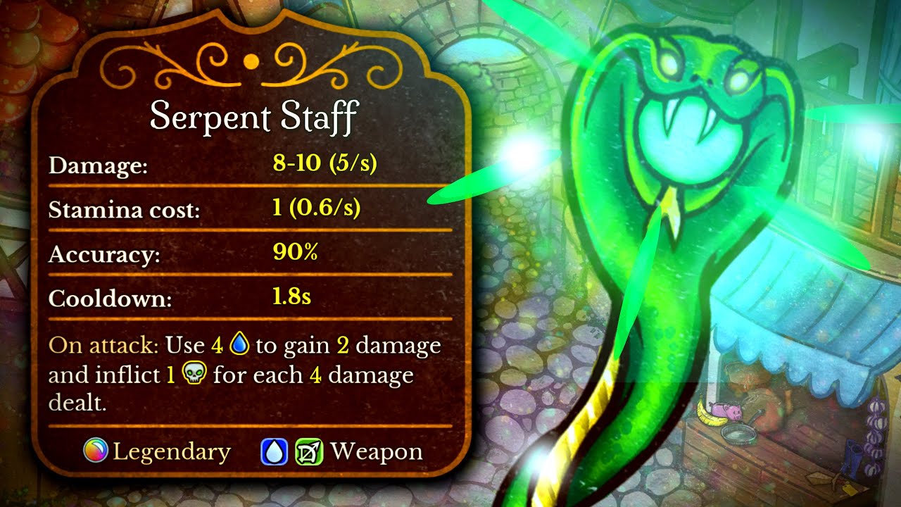 Serpent staff still kicks in Backpack Battels