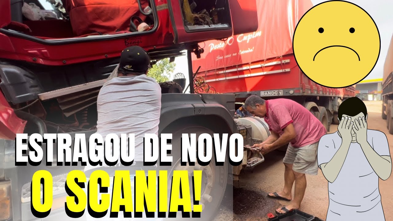 DEU ENTRADA DE AR NO SCANIA DO PAI / CHEGAMOS 🙏🏻