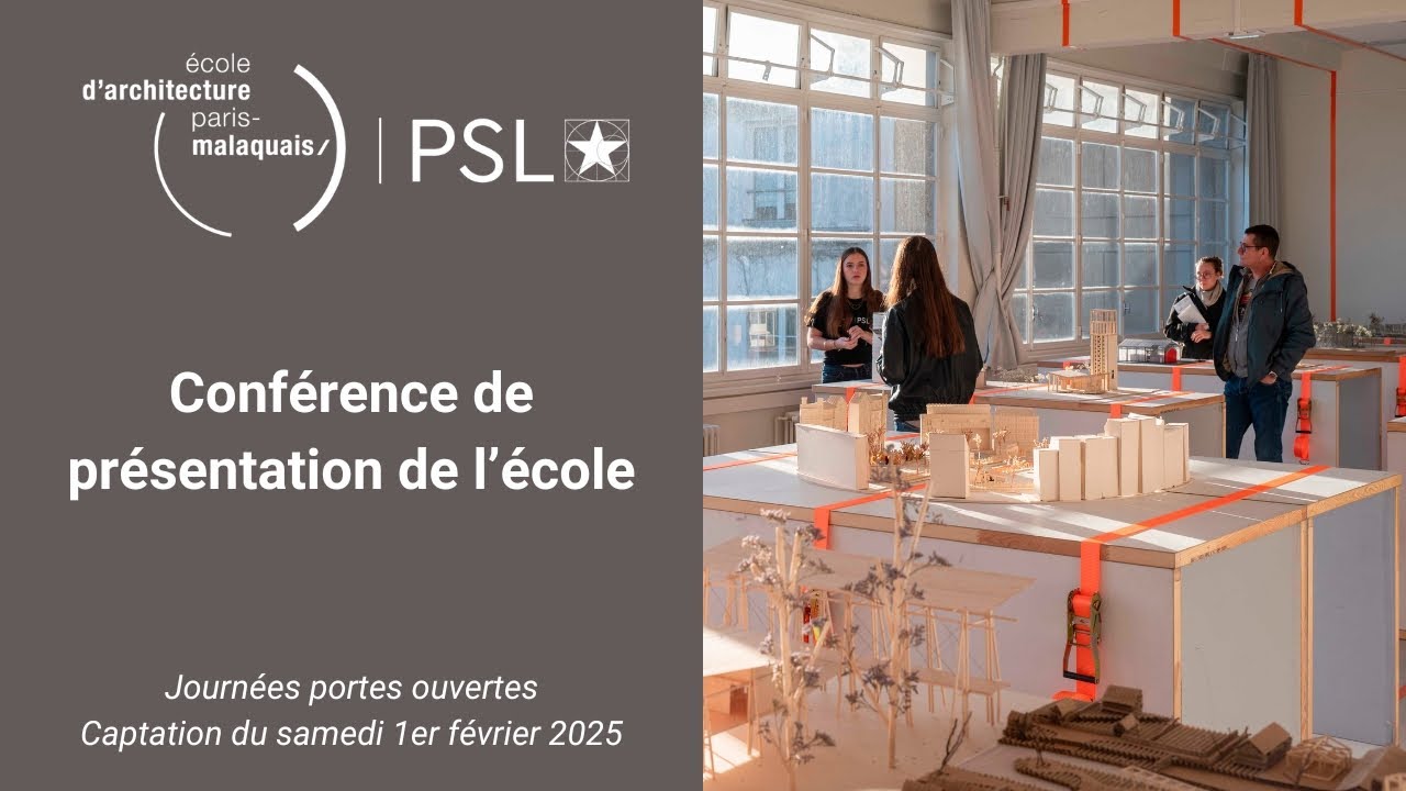 Conférence de présentation de l’école – Journées portes ouvertes 2025