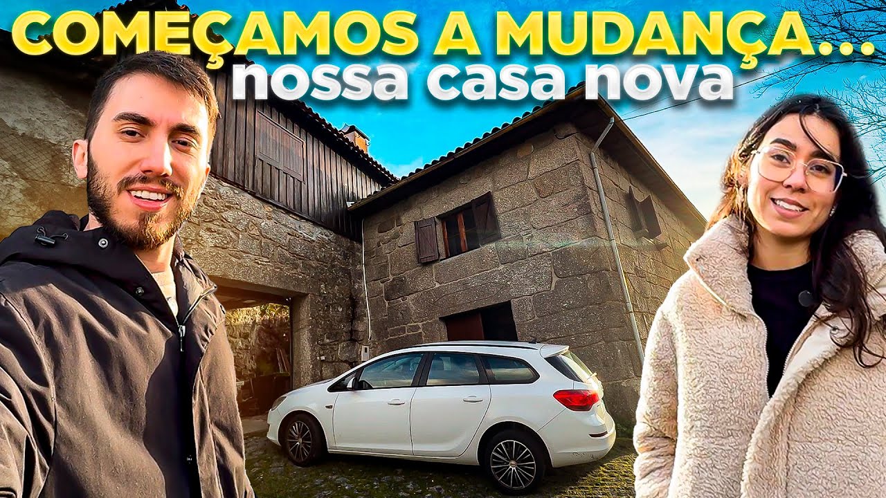 COMPRAMOS A CASA DE PEDRA E COMEÇAMOS A MUDANÇA - EM PORTUGAL
