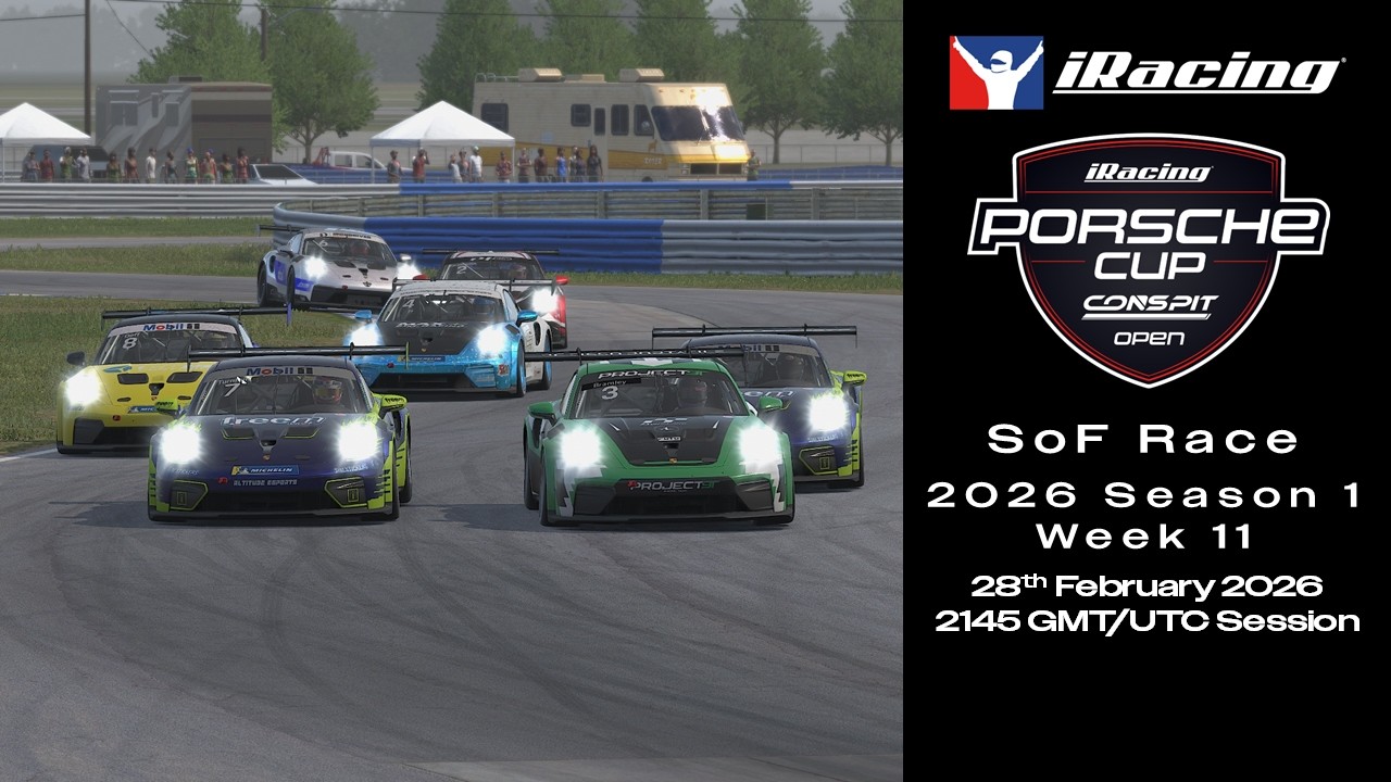 iRacing Porsche Cup by CONSPIT | 2026 | Season 1 | Week 11 | SoF Race | Hockenheimring