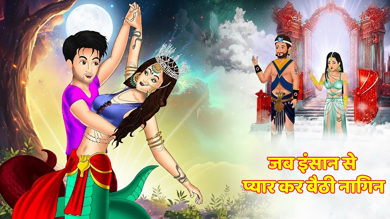 जब इंसान से प्यार कर बैठी नागिन | Full Story | Nagin ki Kahani | Nagin cartoon | Hindi Kahaniya
