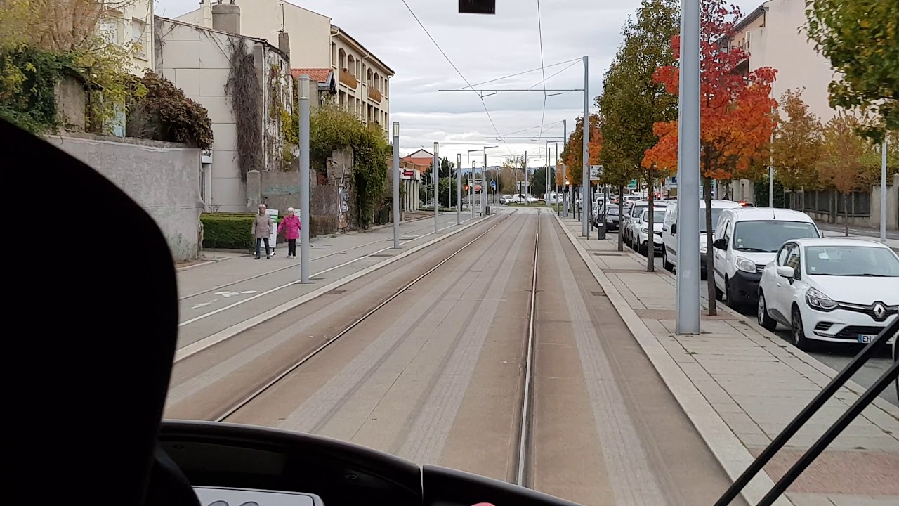 Test in 4K Note 8 .Clermont Ferrand.Трамвай