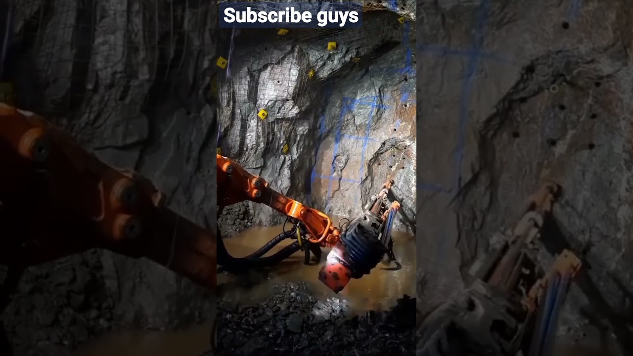pengeboran ditambang underground 🔥#undergroundmining #miner #drill #fyp