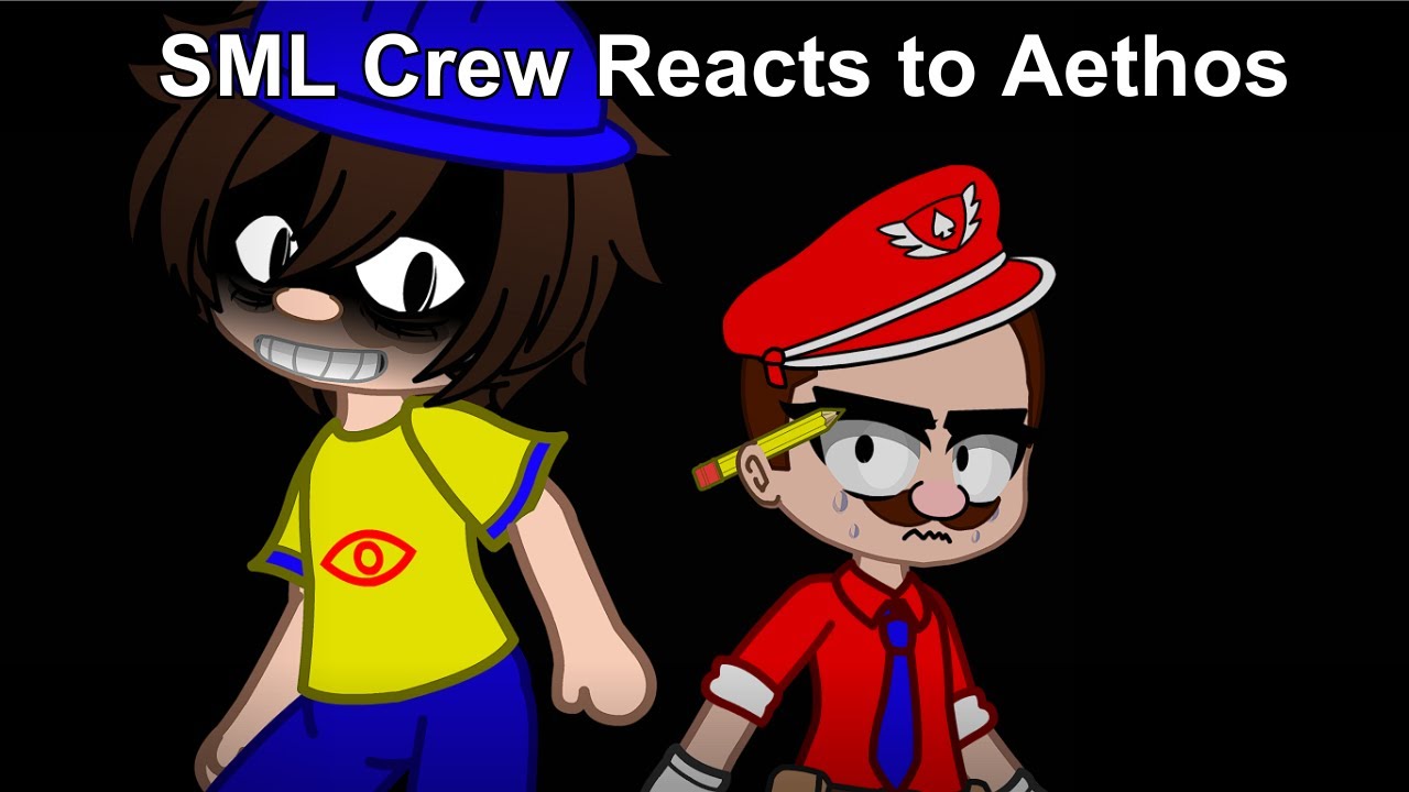 Sml Crew Reacts to Aethos(With lyrics, Epilepsy Warning)