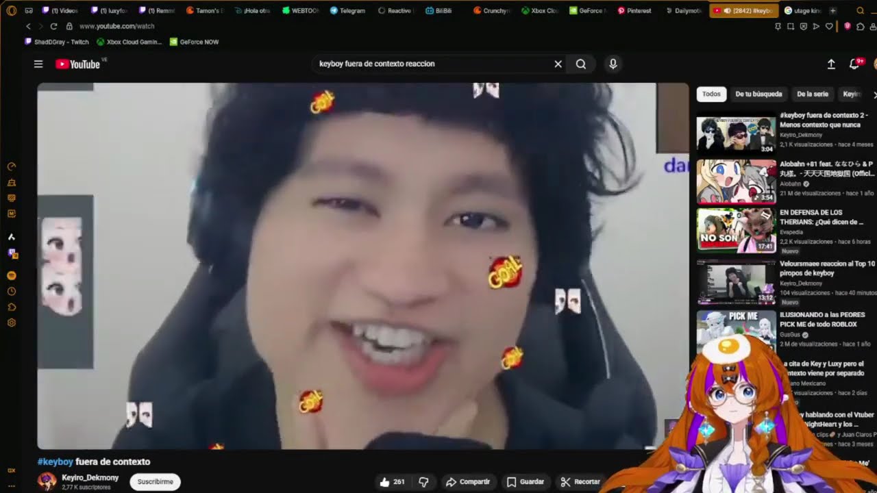 Luxy (la loli) reacciona a keyboy fuera de contexto