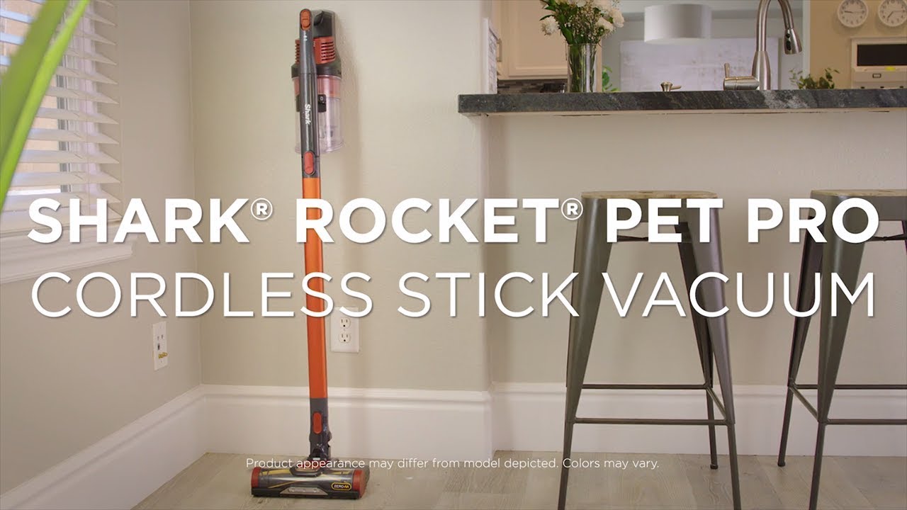 Presenting Shark&reg; Rocket&reg; Pet Pro Cordless Stick Vacuum