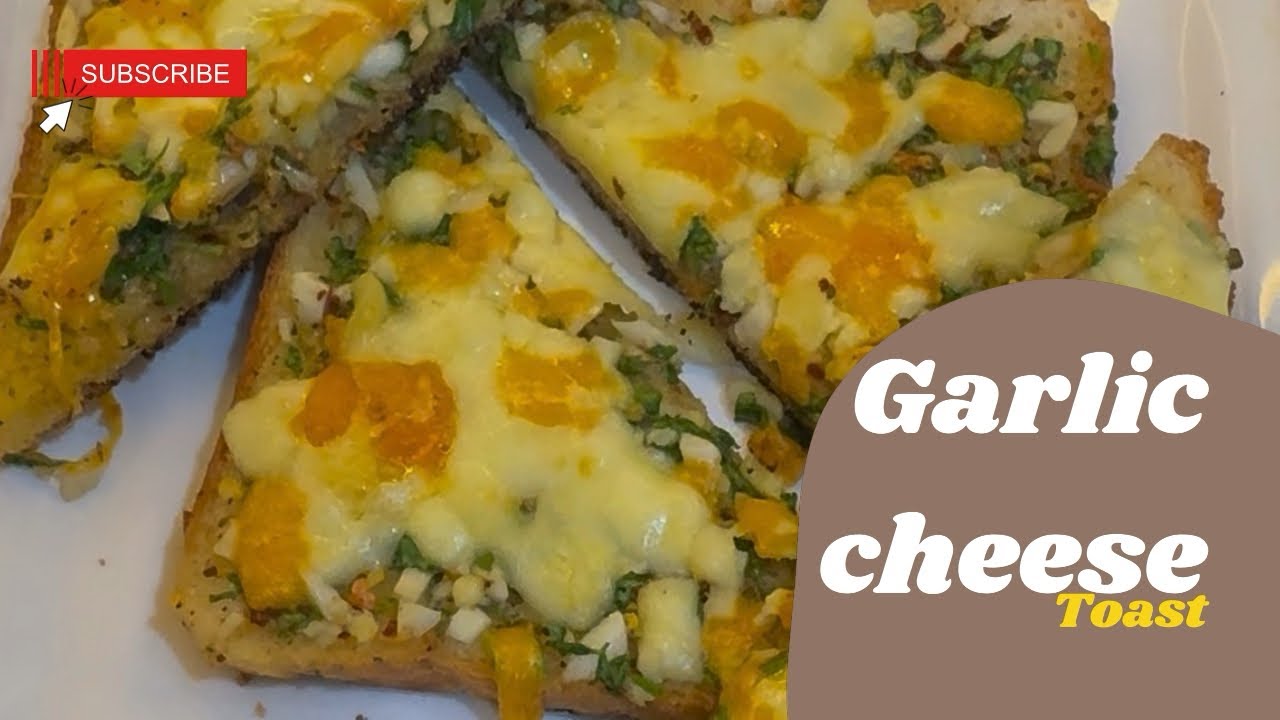 Crispy Garlic Cheese Toast in 5 minutes! No oven, simple ingredients & perfect cheesy snack. 🧄🧀