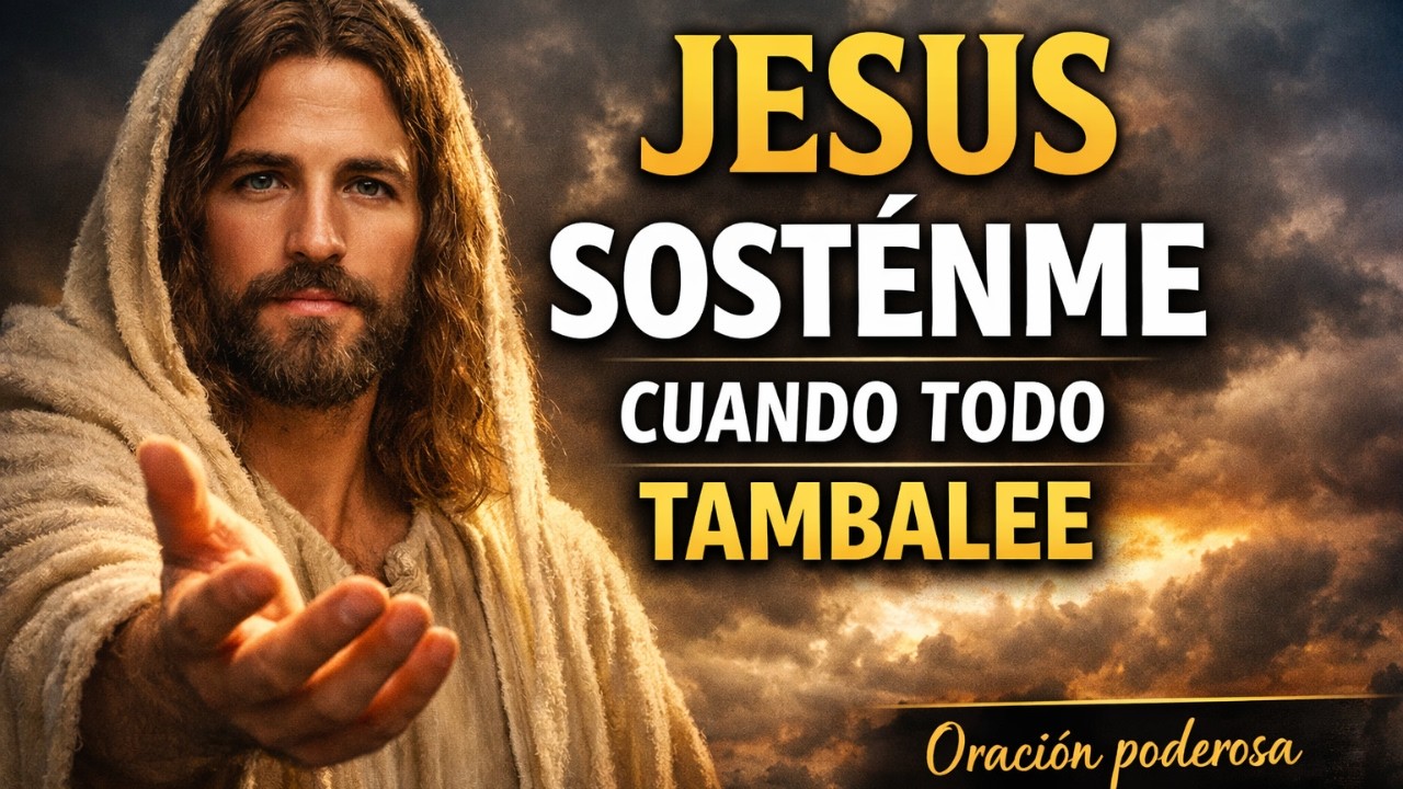 Oración poderosa para un Milagro urgente | Jesús Sosténme cuando todo tambalee
