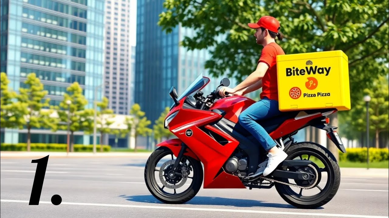 Food Delivery Rider Simulator - EP 01 - Delivery Boy - Gameplay - Walkthrough - Delivery Simulator 
