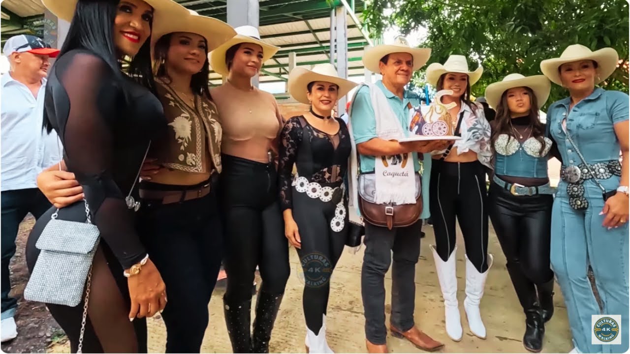 🐴 Beautiful Colombian Women on horseback 🇨🇴 Culturas4k