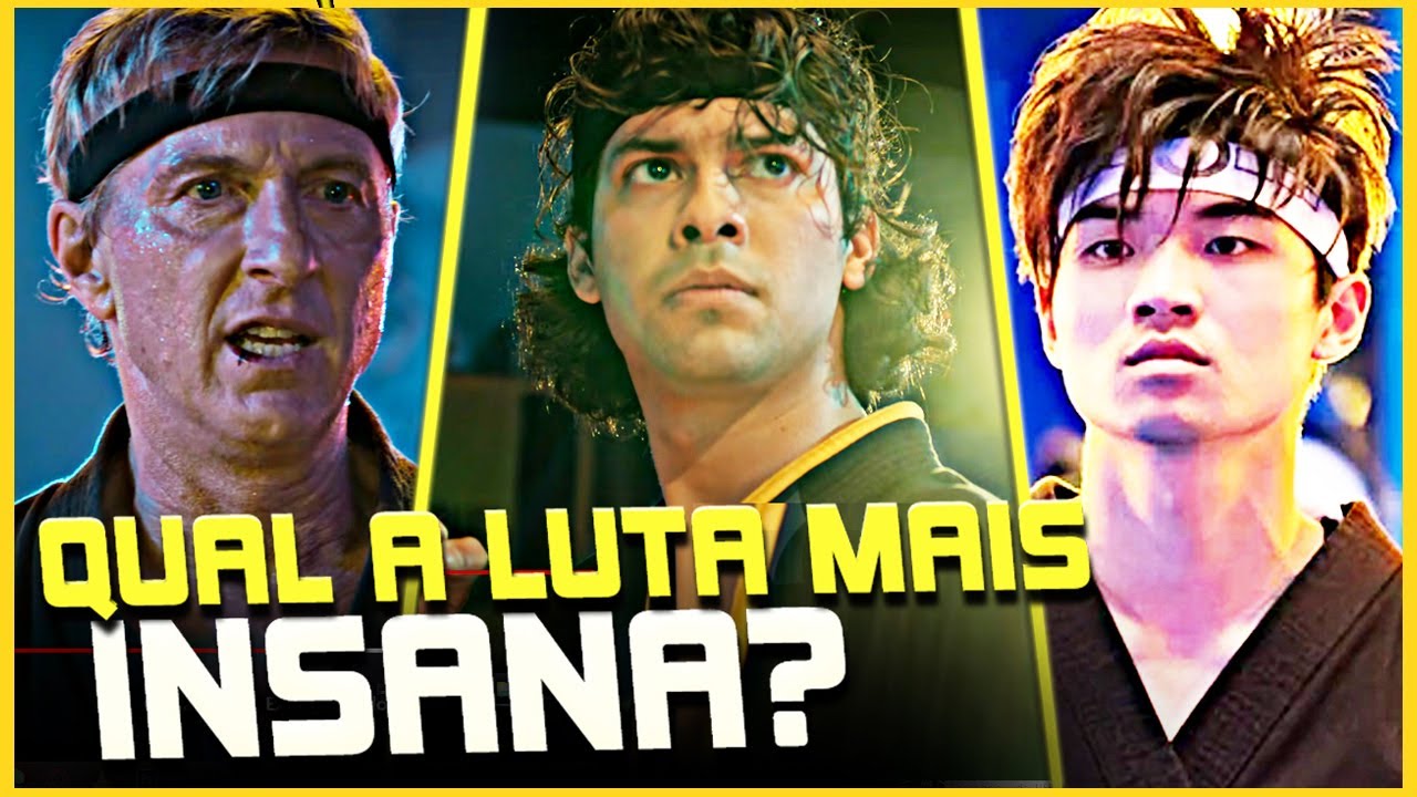 TOP 10 MELHORES E MAIS INSANAS LUTAS  em COBRA KAI!