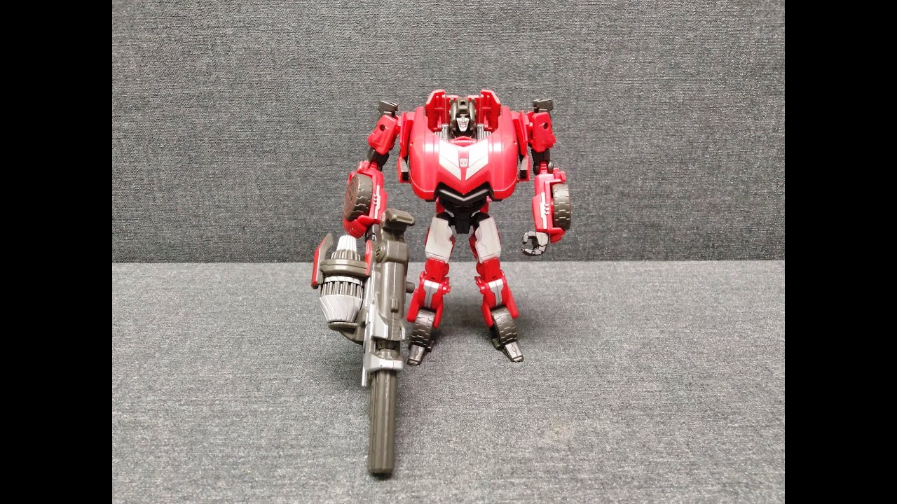 Обзор трансформера Sideswipe - Fall of Cybertron - Deluxe Class. Музей роботов-трансформеров.