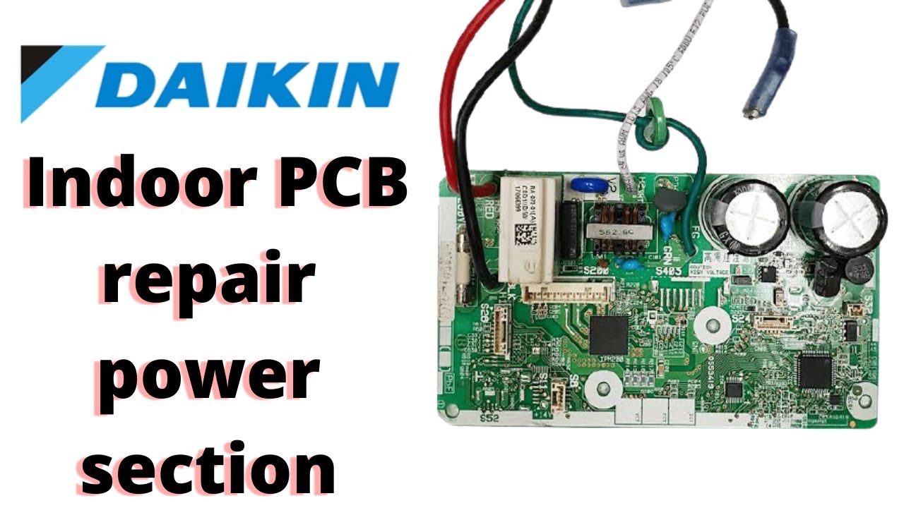 Daikin PCB repair | ac PCB service | power board repair | daikin led plink error| | cool air experts