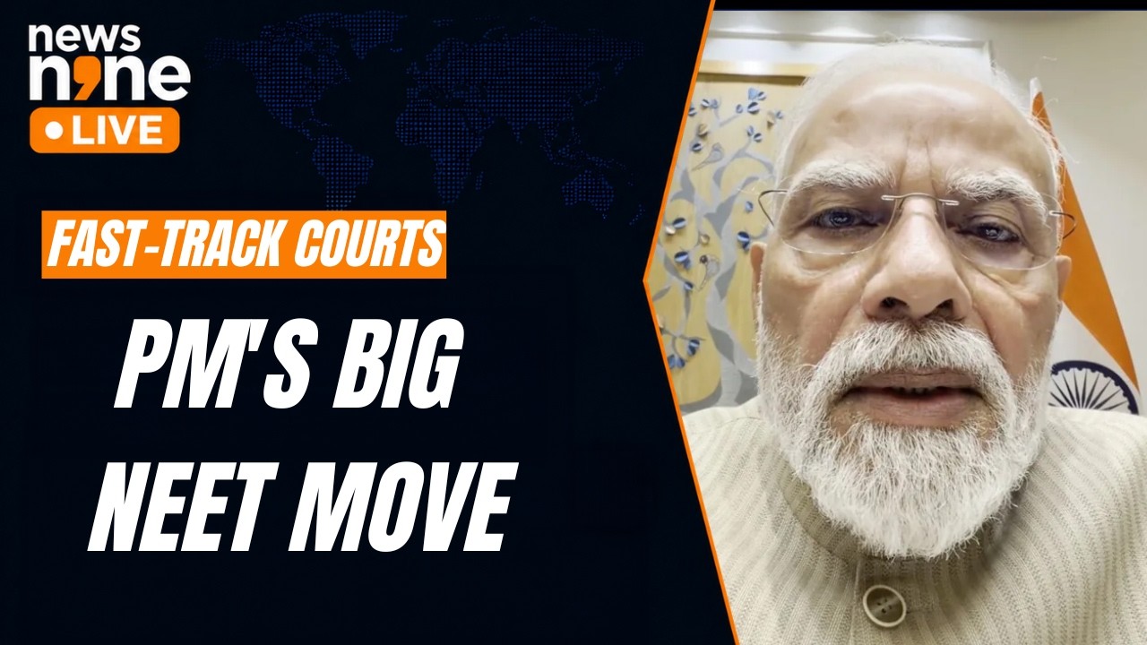 PM Modi Announces Fast-Track Courts to Crack Down on NEET Paper Leak | News9