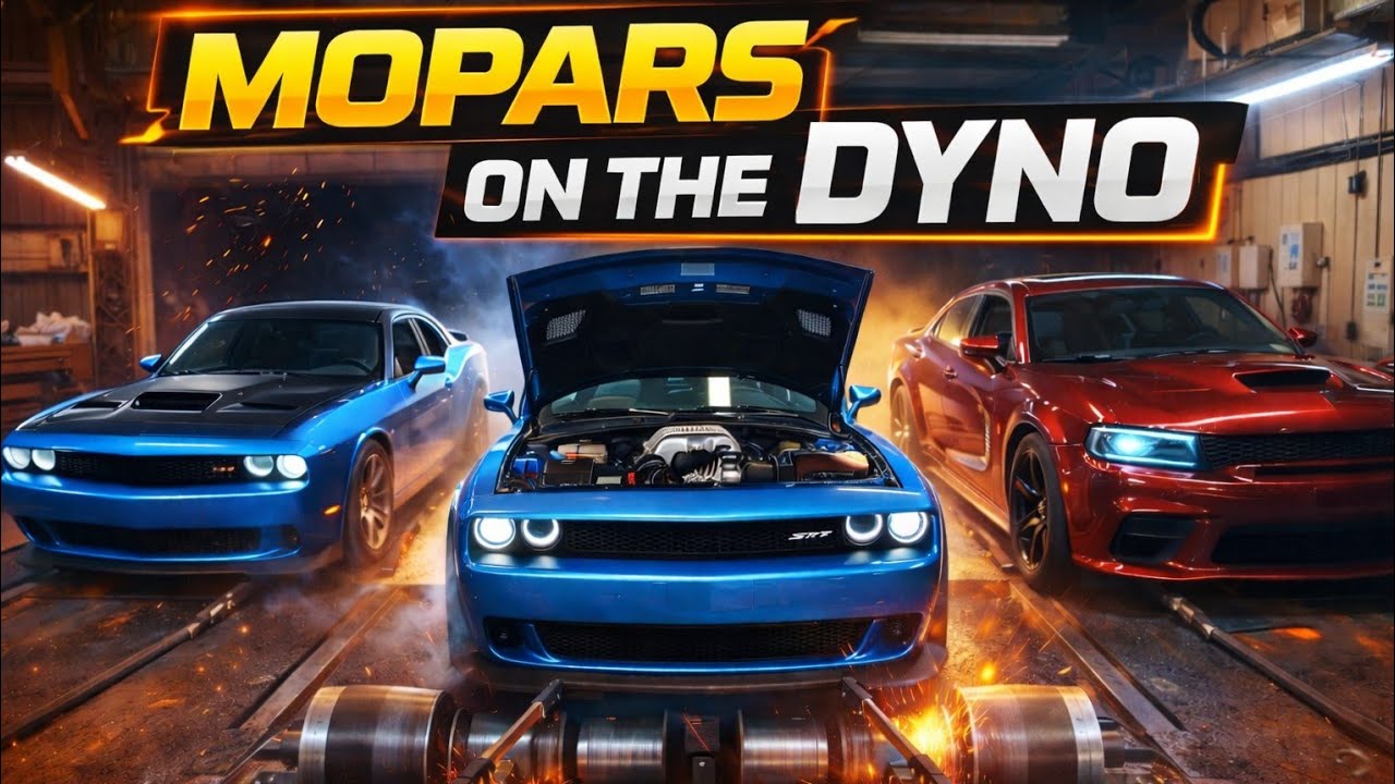 Внутри тюнинг-мастерской: замеры мощности Charger Hellcat, Challenger Hellcat, SRT Challenger + о...