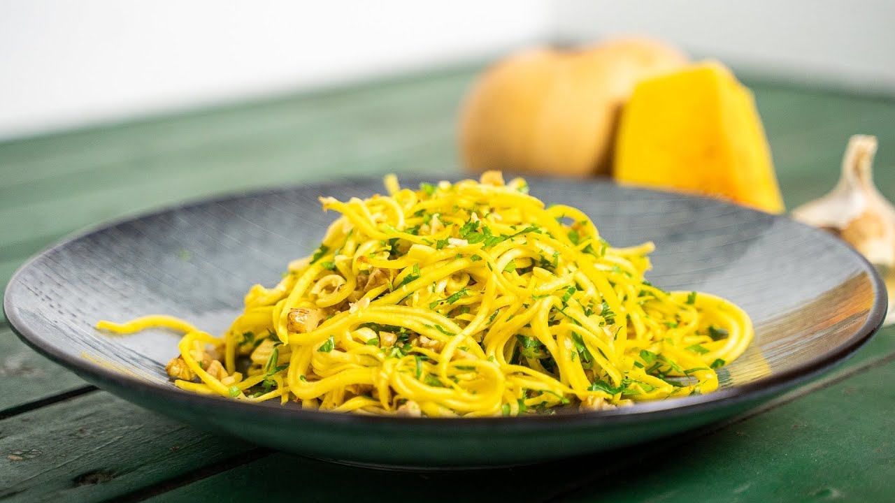 Kürbis-Spaghetti Rezept | Low Carb | Der Bio Koch