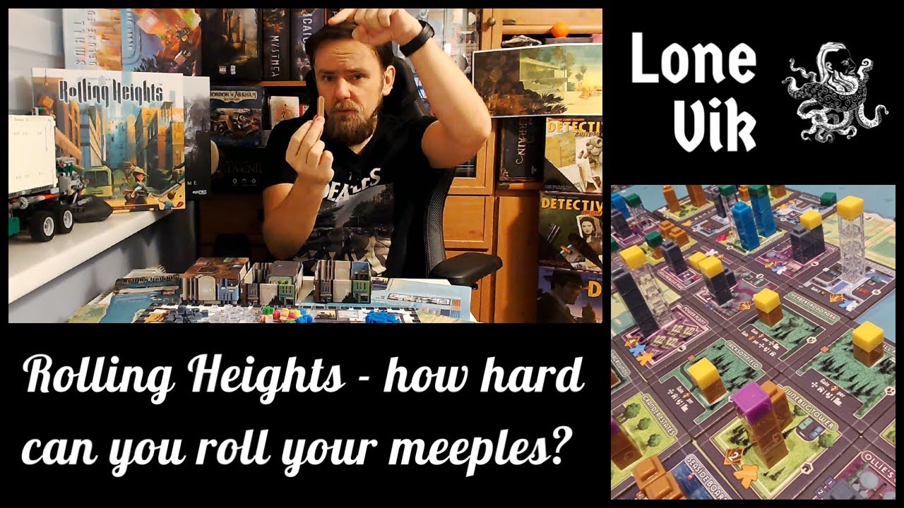 Rolling Heights review - how hard can you roll your meeples?
