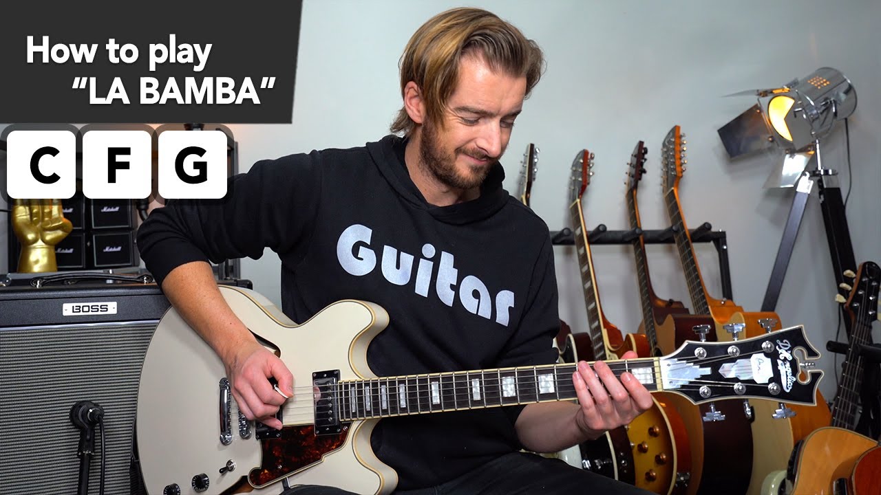 LA BAMBA MADE SIMPLE!! guitar lesson tutorial // EASY RIFFS how to play for beginners