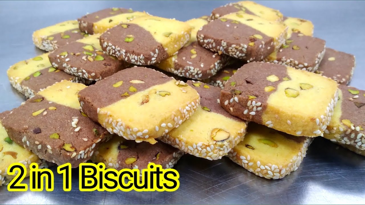 chocolate and vanilla biscuit recipe | biscuits easy recipe