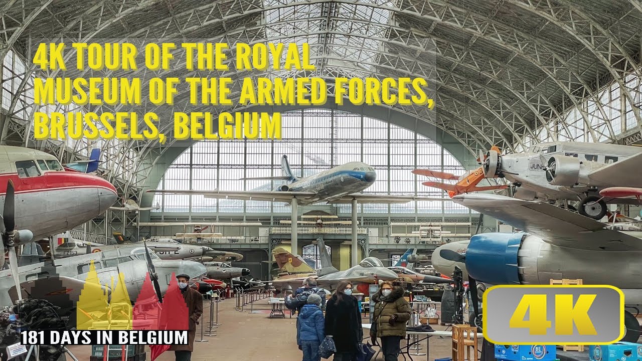 4K Tour of the Royal Museum of the Armed Forces, Brussels, Belgium