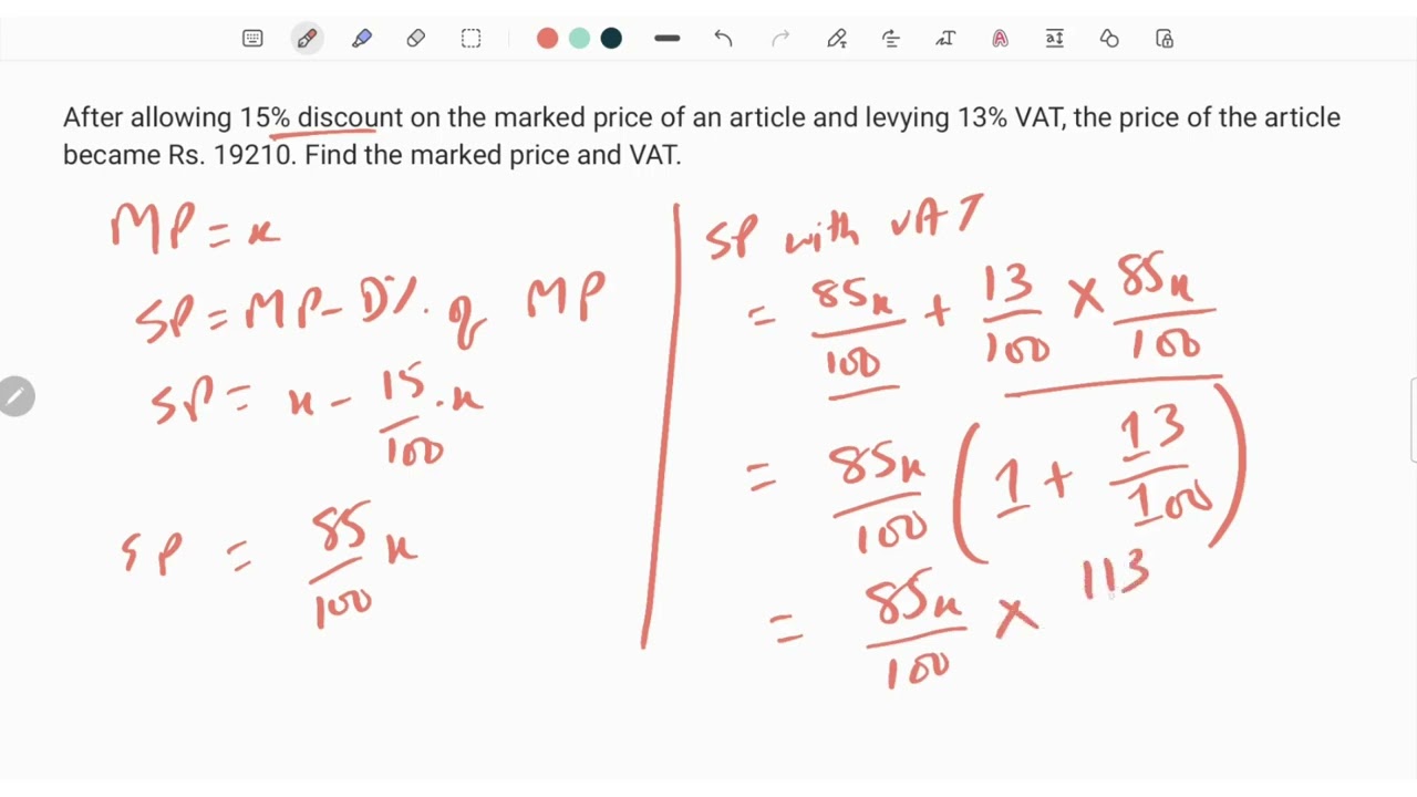 (Long) Questions on Taxation - Part 1/2