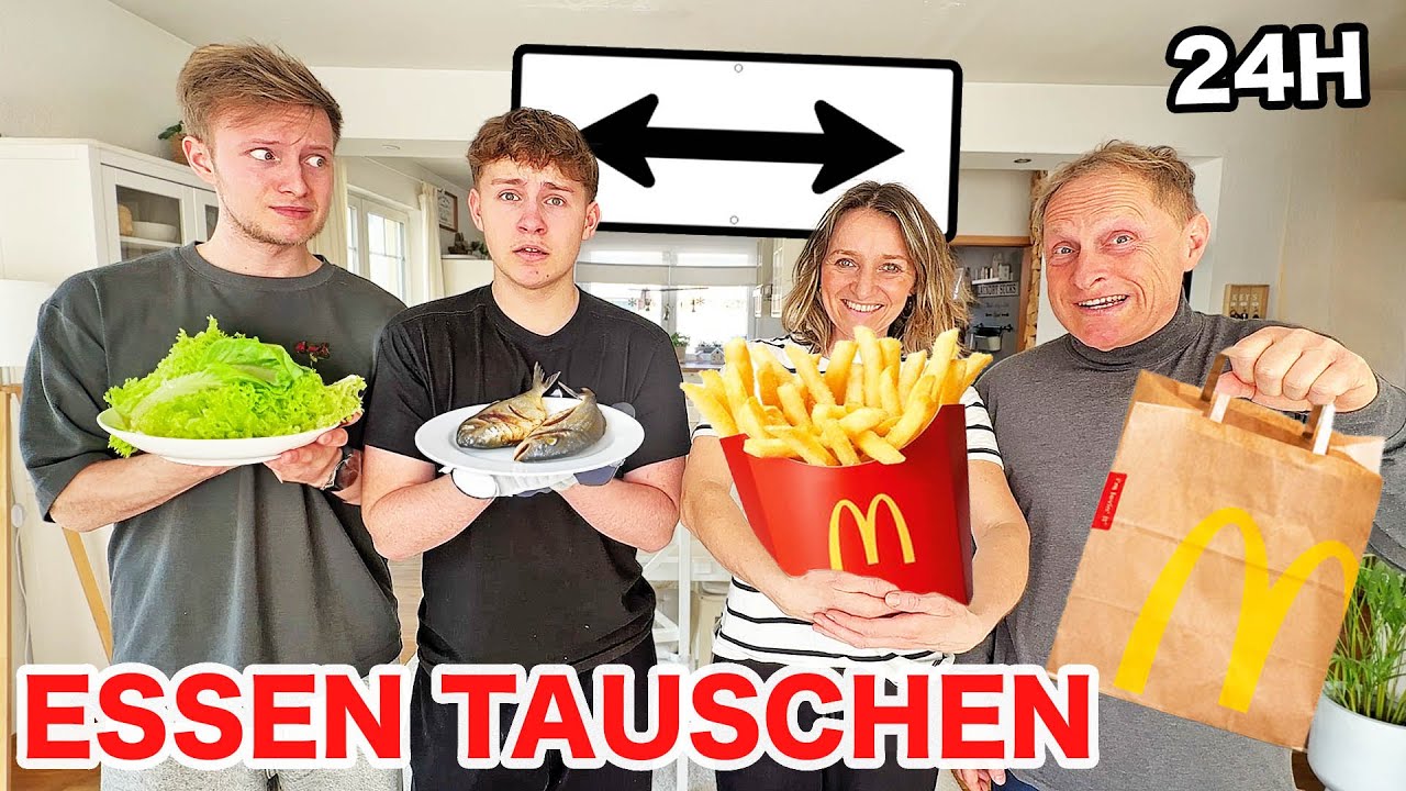 Essen mit Eltern tauschen für einen Tag