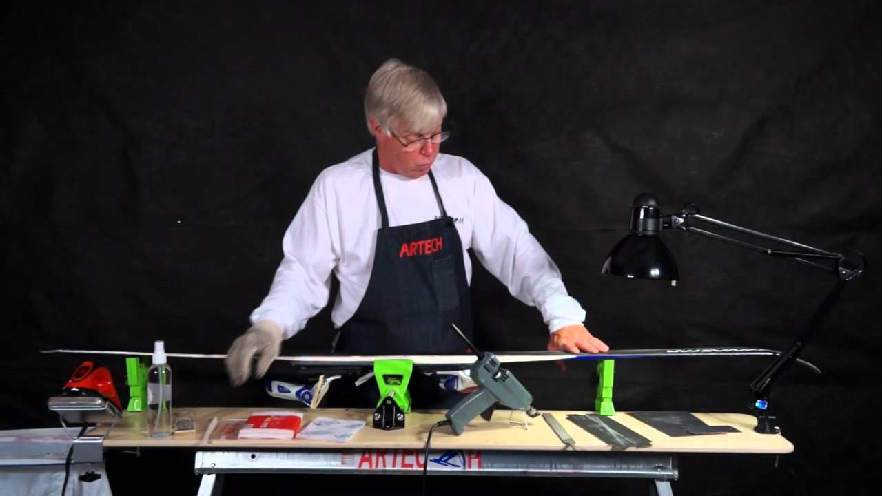 ARTECH Part 5 of 9, Ski Tuning with George Merrill, Base Repair and Preparation